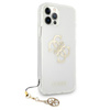 Guess 4G Big Logo Charm - Etui iPhone 12 / iPhone 12 Pro (złoty charms)