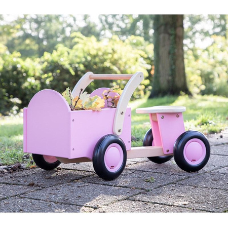 Neu Classic Toys - Holzfracht Laufrad rosa