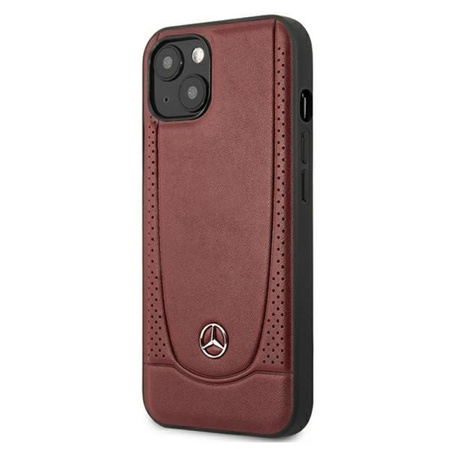 Mercedes Leather Urban Line - iPhone 13 mini case (red)