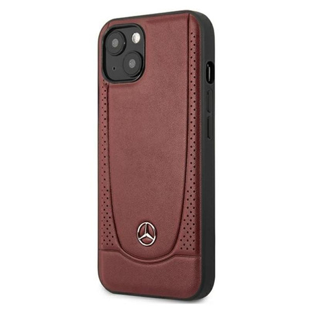 Mercedes Leather Urban - Case for iPhone 13 mini (Red)