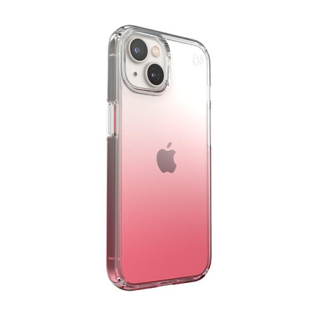 Speck Presidio Perfect-Clear + Ombre - iPhone 14 / iPhone 13 Hülle mit MICROBAN Beschichtung (Clear / Vintage Rose Fade)