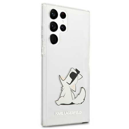 Karl Lagerfeld Choupette Fun  - Etui Samsung Galaxy S22 Ultra (przezroczysty)