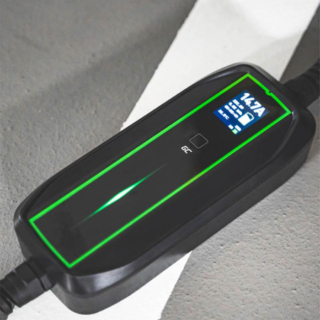 Green Cell - GC EV PowerCable 3.6kW Schuko - Chargeur mobile de type 1 pour la recharge des voitures électriques et hybrides rechargeables