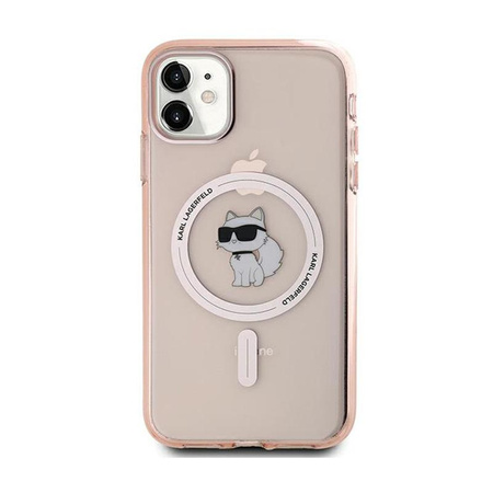 Karl Lagerfeld IML Choupette MagSafe - Case for iPhone 11 (Pink)