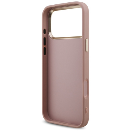 ETUI DO IPHONE 17 PRO MAX GUESS ORYGINALNE RÓŻOWE BROKATOWE ELEGANCKIE CASE