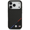 BMW M Carbon Tricolor Line MagSafe – Kryt iPhone 17 Pro (černý)