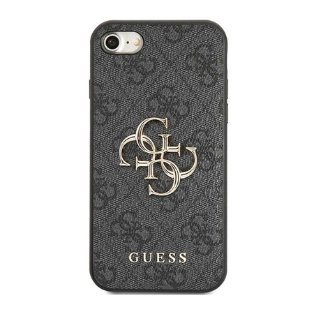 Guess 4G Big Metal Logo - Coque iPhone SE (2022/2020) / 8 / 7 (gris)