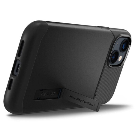 Spigen Slim Armor - Hülle für iPhone 14 Plus (Schwarz)
