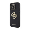 Guess 4G Strass Metal Logo - iPhone 15 Pro Max Case (silver)