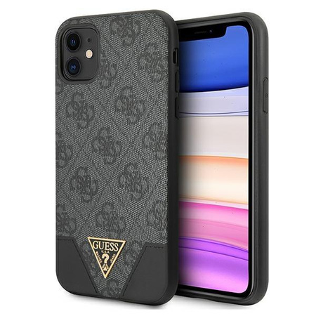 Guess 4G Triangle Collection - Etui iPhone 11 (szary)