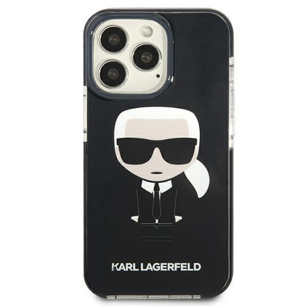 Karl Lagerfeld Fullbody Ikonik  - pouzdro pro iPhone 13 Pro (černé)