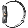 PASEK DO GALAXY WATCH 8 | 8 CLASSIC 40 44 46 mm SPIGEN SKÓRZANY CZARNY