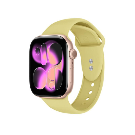Crong Liquid - Bracelet pour Apple Watch 38/40/41/42mm (paille)