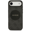 ETUI DO IPHONE AIR do MAGSAFE GUESS ORYGINALNE CZARNE SKÓRZANE MODNE CASE