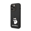Karl Lagerfeld Silikonové pouzdro NFT Choupette - iPhone 14 Pro Max (černé)