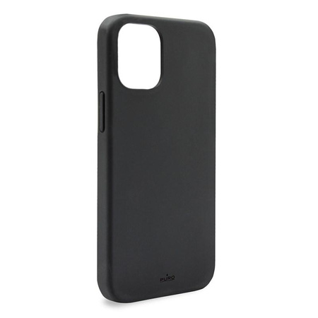 PURO ICON Cover - iPhone 12 / iPhone 12 Pro Case with Antimicrobial Protection (black)