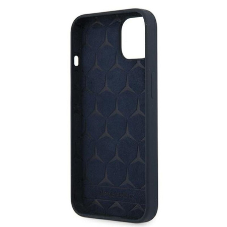 Mercedes Silicone Line - Pouzdro na iPhone 13 mini (tmavě modré)