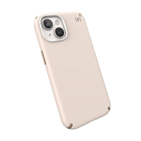 Speck Presidio2 Pro Magsafe - Coque iPhone 15 (Bleached Bone / Heirloom Gold / Hazel Brown)