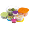 Set of 7 food storage containers