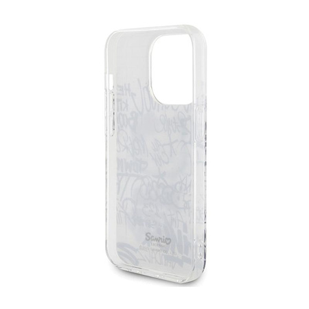 Hello Kitty IML Kitty On Bricks Graffiti - Coque pour iPhone 13 Pro (blanc)