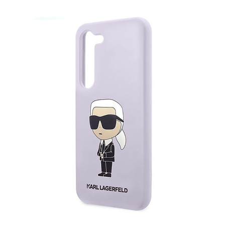 Karl Lagerfeld Silikon NFT Ikonik - Samsung Galaxy S23 Hülle (lila)