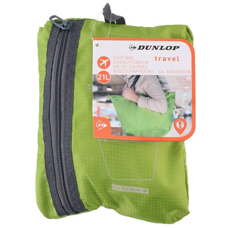 Dunlop - Skládací nákupní taška 21 l (zelená)