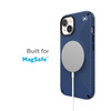 Speck Presidio2 Grip MagSafe - protiskluzové pouzdro pro iPhone 14 Plus (Coastal Blue / Black / White)