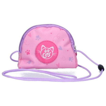 44 Chats - Portefeuille sur une ficelle (rose)