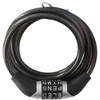 Dunlop - Cadenas pour vélo avec combinaison (noir)