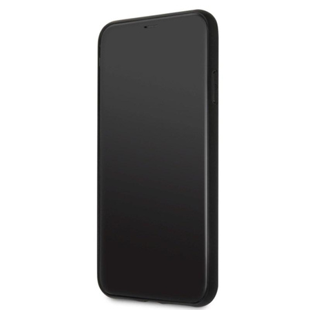 Karl Lagerfeld Double Layers Glitter Head - Coque iPhone 11 Pro Max (Noir)