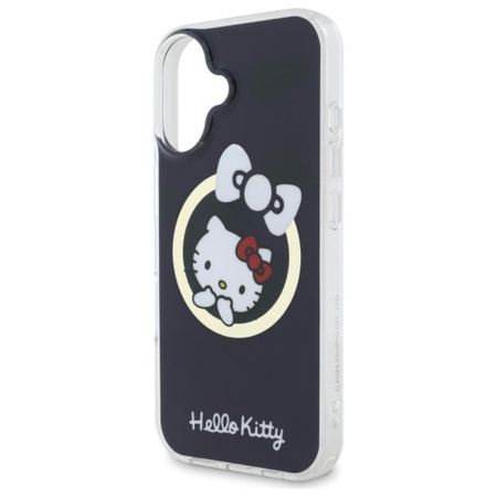 Hello Kitty IML Fun Bow MagSafe - pouzdro pro iPhone 16 (černé)