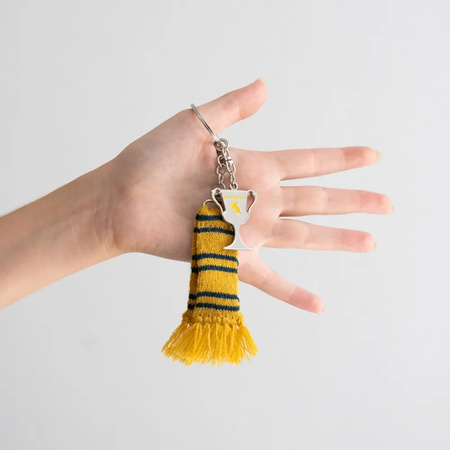 Brelok do Kluczy Harry Potter Hufflepuff Żółta Zawieszka do Plecaka Torby
