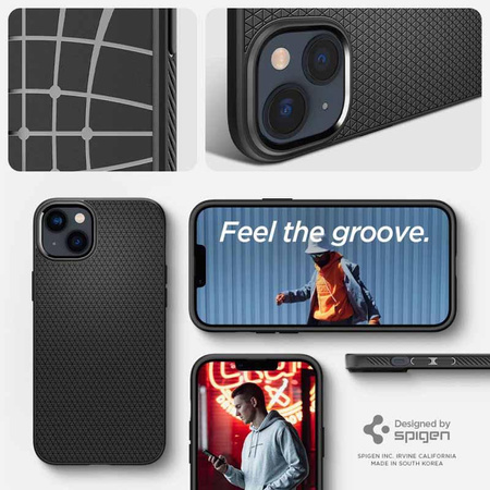 Spigen Liquid Air - Case for iPhone 14 (Black)