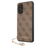 Guess 4G Charms Collection - Etui Samsung Galaxy A52 / A52S (brązowy)