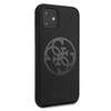 Guess Silicone 4G Tone to Tone - Etui iPhone 11 (Black)