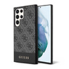 Guess 4G Bottom Stripe Metal Logo Collection - Samsung Galaxy S23 Ultra Case (black)