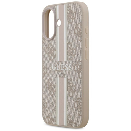 Guess 4G Printed Stripes MagSafe - Pouzdro iPhone 17 (růžové)
