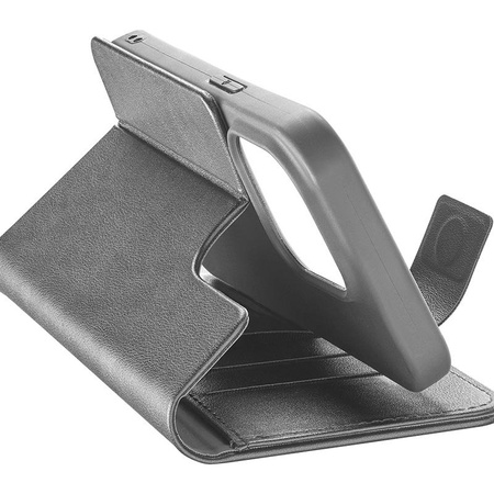 Cellularline Book Agenda - iPhone 15 tok MICROBAN bevonattal (fekete)