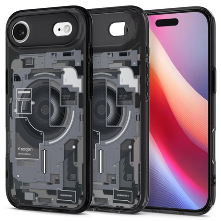 ETUI DO IPHONE AIR do MAGSAFE SPIGEN ULTRA HYBRID ORYGINALNE MAGNETYCZNE