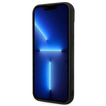 Karl Lagerfeld Quilted Puffy Ikonik Pin  Case iPhone 14 Plus (Black)