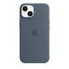 Apple Silicone Case - Silikonowe etui z MagSafe do iPhone 14 (sztormowy błękit)