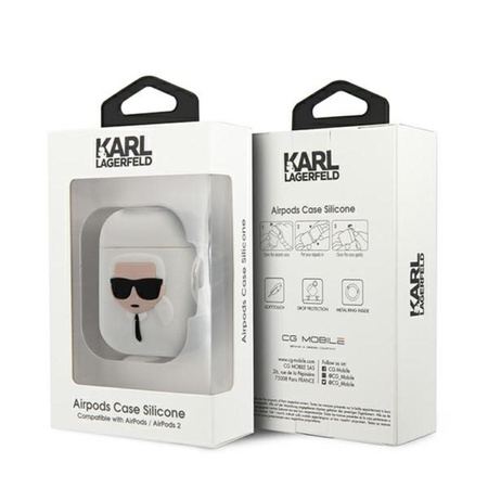 Karl Lagerfeld - Apple Airpods case (white)