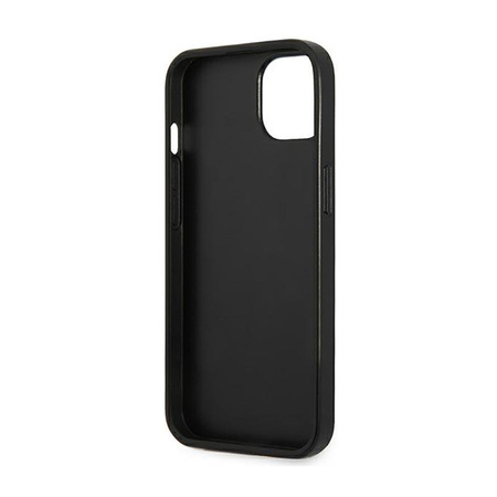 Guess Saffiano Triangle Logo Case - iPhone 14 Plus (argent)