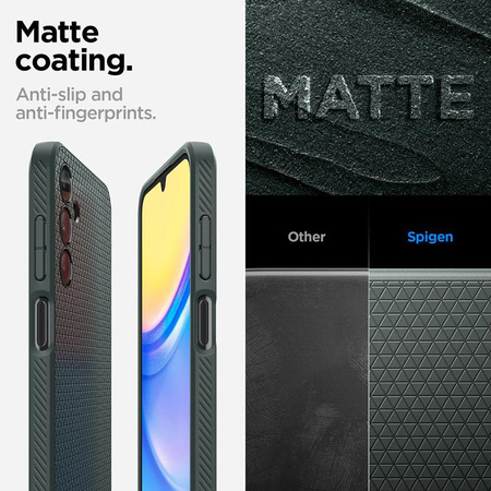Spigen Liquid Air - Gehäuse für Samsung Galaxy A15 4G/5G (Abyss Grün)