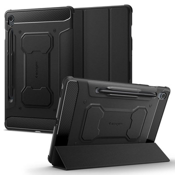 Spigen Rugged Armor Pro - Étui pour Samsung Galaxy Tab S9 FE 10.9" (Noir)