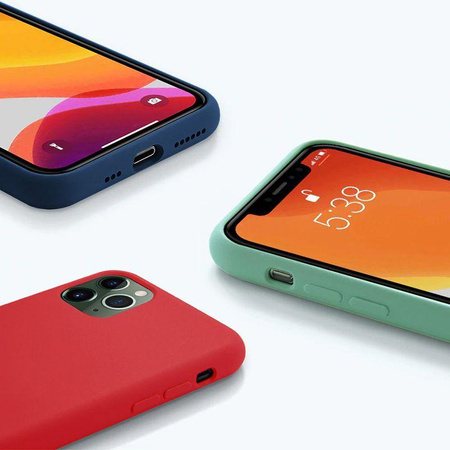 Crong Color Cover - Custodia per iPhone 11 Pro (Rosso)