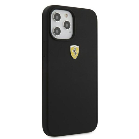 Ferrari On Track Silicone - Case for iPhone 12 Pro Max (Black)