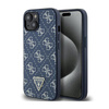 Guess 4G Triangle Metal Logo - Coque iPhone 15 (bleu)