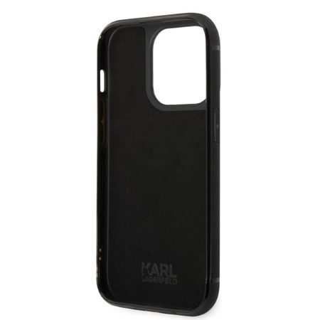 Karl Lagerfeld Signature Logo Cardslot - iPhone 14 Pro Case (black)
