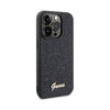 Guess Disco Metal Script - Coque iPhone 14 Pro (noir)